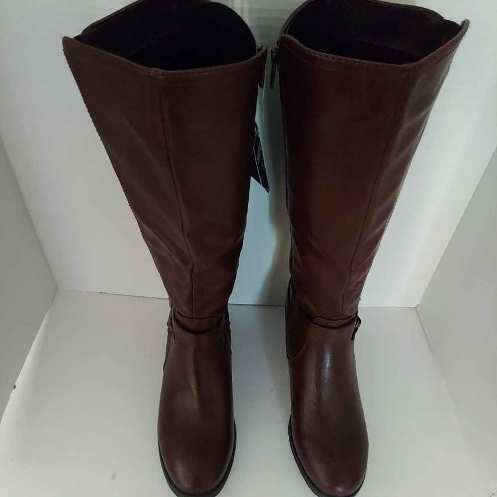 Craft & Barrow Tall Brown Rider boot size 6.5